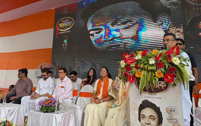 In Images: Stars unite to honour Uttam Kumar on his 100th birth anniversary; Bengal CM Suvendu Adhikari leads floral homage