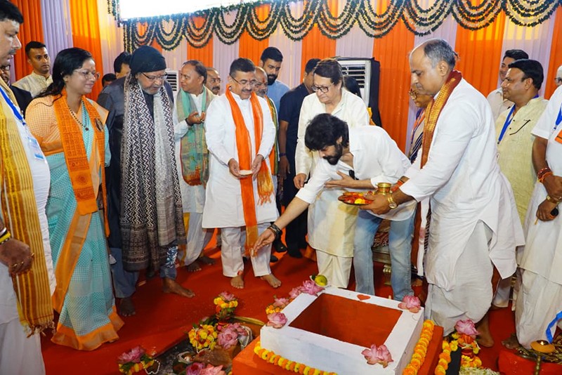 In Images: West Bengal CM Suvendu Adhikari lays foundation stone for ₹25-crore Uttam Kumar Film Centre