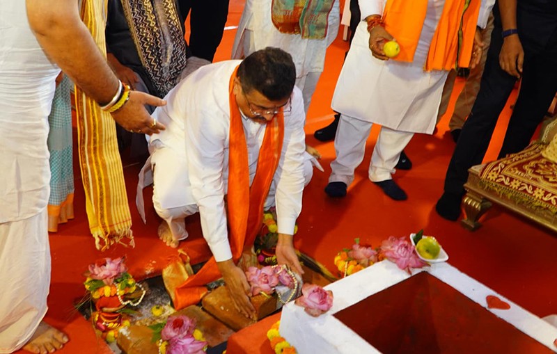 In Images: West Bengal CM Suvendu Adhikari lays foundation stone for ₹25-crore Uttam Kumar Film Centre