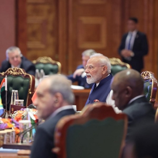 In Images: PM Modi with BRICS leaders at Bharat Mandapam