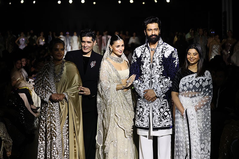 In Images: Alia Bhatt and Vicky Kaushal turn showstoppers at Manish Malhotra’s Mijwan show