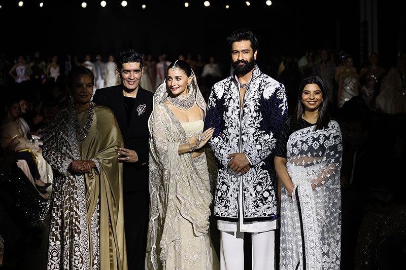 In Images: Alia Bhatt and Vicky Kaushal turn showstoppers at Manish Malhotra’s Mijwan show