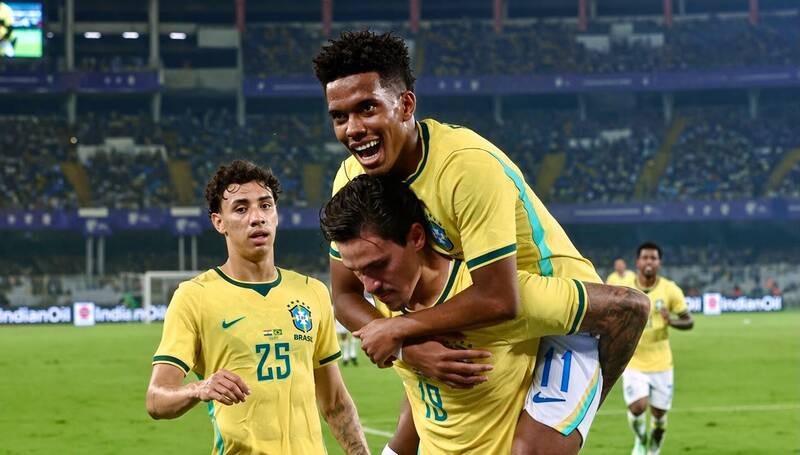 In Images: Brazil dominate India 4-0 in Kolkata friendly