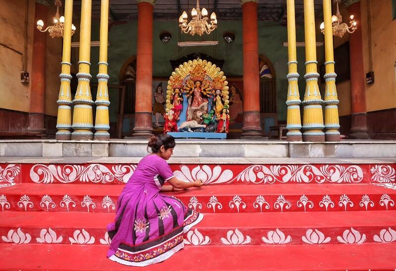 In Images: Basu Mallik Bari’s Durga Puja enters 135th year in Kolkata