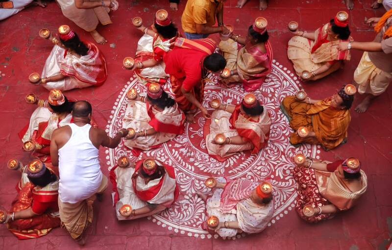 In Images: Kolkata’s Kundu Bari Durga Puja enters 158th year with age-old rituals