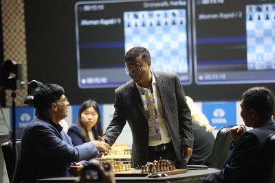 In Images: Viswanathan Anand at Tata Steel Chess India Tournament