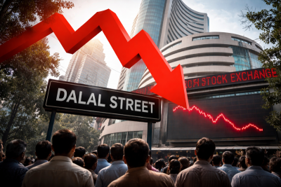 Market bloodbath ahead of Budget: Sensex slides over 500 points, Nifty cracks