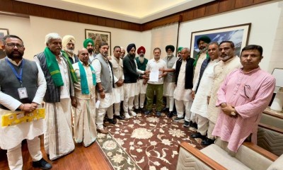 ‘Can’t compete with US corporate farming’: Rahul Gandhi hears farmers’ trade deal fears