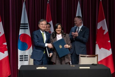 Canada signs defence agreement with South Korea as it seeks to diversify trade