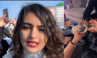 From lighting a cigarette with Khamenei’s picture to celebrating his death — ‘Morticia Addams’ goes viral again