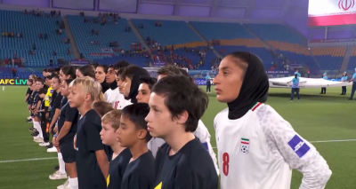 Defiant silence: Iran women’s team refuses anthem days after Khamenei’s death