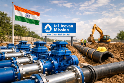 Pump, pipe stocks soar up to 20% after govt extends Jal Jeevan Mission