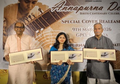 Celebrating a legend: India Post unveils special cover for Annapurna Devi