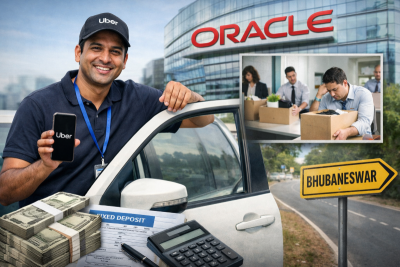No panic, no stress: Fired from Oracle, techie returns home, drives Uber — Now his story is going viral
