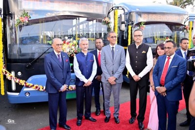 Big boost to India–Mauritius ties: S. Jaishankar hands over 90 e-buses