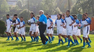 ‘Nothing like playing football’: PM Modi unwinds in Sikkim after Bengal poll blitz