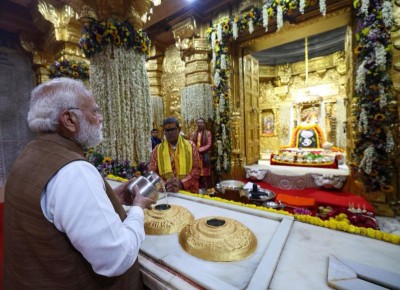 ‘One of life’s most emotional moments’: PM Modi performs grand Mahapuja at Somnath Temple