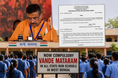 'Vande Mataram' now compulsory in Bengal schools as new BJP govt issues sweeping order