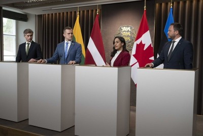 Canada, Baltic allies pledge stronger NATO cooperation and back Ukraine at tallinn meeting