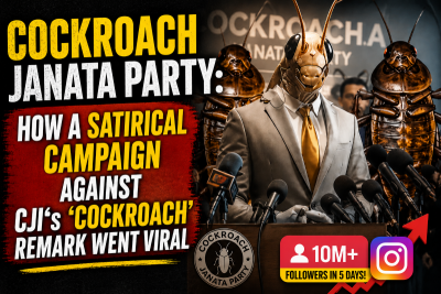 From Satire To Sensation: ‘Cockroach Janta Party’ Beats BJP On Instagram In 5 Days, But Doubts Grow Over Followers