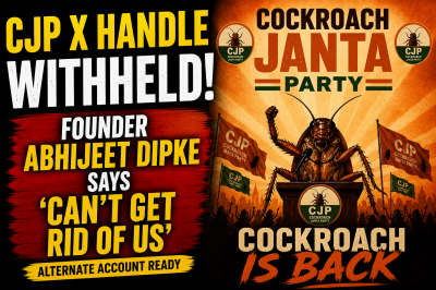 Cockroach Janta Party X handle withheld! Founder Abhijeet Dipke launches comeback account