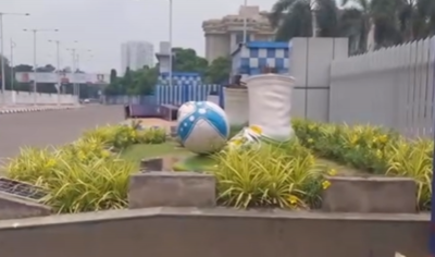 Mamata Banerjee-designed controversial Salt Lake Stadium statue demolished in Kolkata