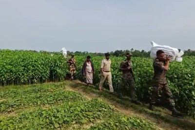 Cash buried under Bengal farmland: Over 2 crore recovered after arrest of TMC’s Baduria civic chief