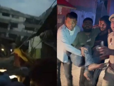 Delhi building collapse near Saket Metro: 12 rescued, two critically injured
