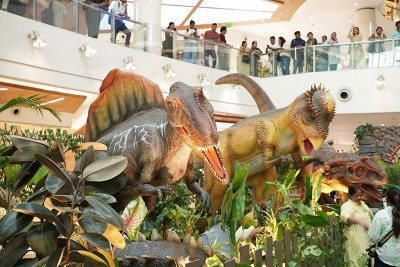 In Images: Kolkata's South City Mall unveils ‘Dino World’, Eastern India's biggest prehistoric family experience