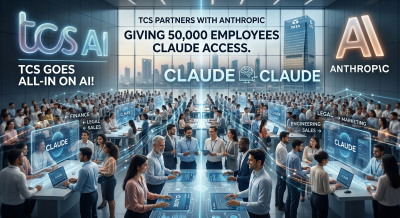 TCS goes all-in on AI! Partners with Anthropic, gives Claude access to 50,000 employees