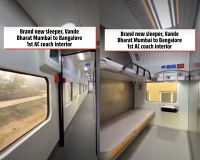 Viral video reveals stunning interiors of Mumbai–Bengaluru Vande Bharat sleeper