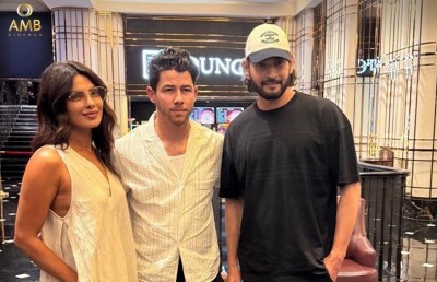 Priyanka Chopra takes a break from Varanasi shoot for a movie outing with Nick Jonas, Mahesh Babu