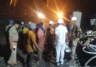 Several workers trapped after water, debris surge into Uttarakhand tunnel