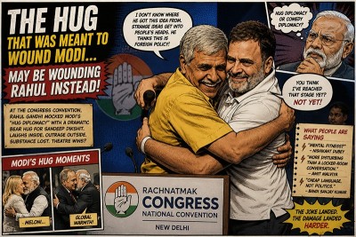 The hug that was meant to wound Modi may be wounding Rahul instead