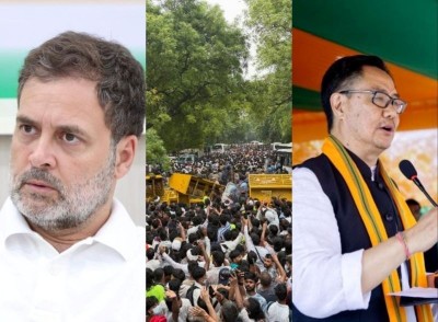 'A child's eye was lost, another's ear severed': Rahul slams Rijiju over student injury claim