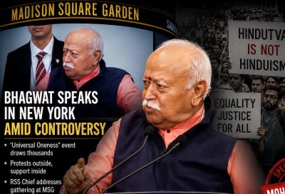 ‘A Hindu Is Not Hindu If He Wants Muslims Out’: Bhagwat Says at NY's Madison Square Garden