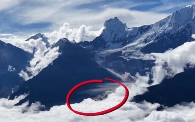 Glacier breaks apart near 7,200m peak as drone records moment before deadly Nepal flash floods