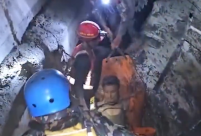 Miracle in Nepal: Two workers rescued alive after 10 days trapped inside tunnel