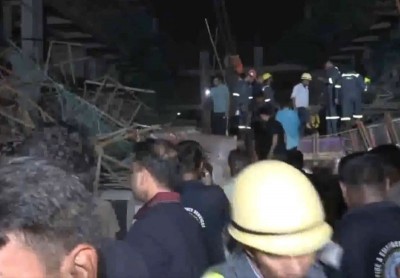 Gujarat crane collapse: 10-15 workers feared trapped at Gandhinagar construction site