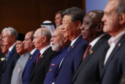 In Images: Modi, Putin, Xi Jinping join BRICS leaders for family photo as the summit enters its final day
