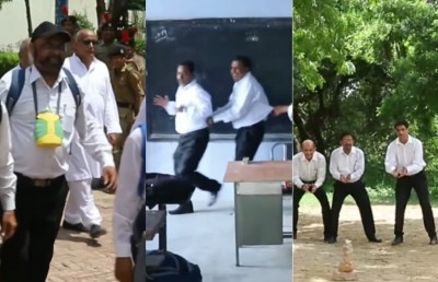 Back to school after 50 years! Friends recreate their golden days in viral video