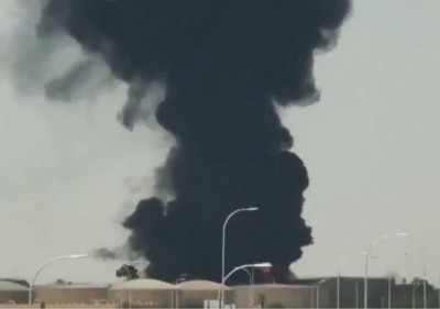 Houthis target Riyadh with ballistic missile, fire erupts near Saudi airport