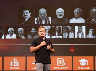 Rahul Gandhi’s Modi mimicry draws BJP fire at Indore event