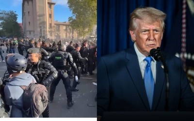 This isn’t about schools: Trump blames ‘mass migration’ and Islam for violent protests across France