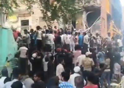 Child dies after four-storey building collapses in Delhi’s Seemapuri, 8 rescued
