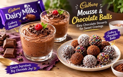 Cadbury Mousse and Cadbury Chocolate Balls: Easy Chocolate Desserts for Sweet Cravings