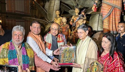 Bengal Guv R. N. Ravi inaugurates Chaltabagan Lohapatty Durga Puja’s 84th edition ‘Nishan — The Mark’