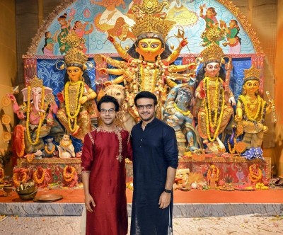 Sourav Ganguly hosts Rajkummar Rao at Kolkata home for Durga Puja, takes actor pandal-hopping