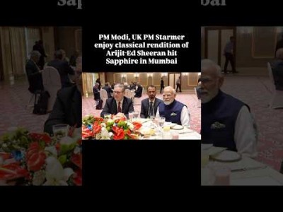 PM Modi, Keir Starmer enjoy musical show in Mumbai performing Ed Sheeran Arijit Singh's 'Sapphire'