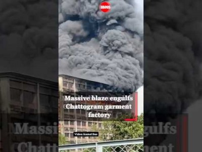 Massive fire engulfs Chittagong garment factory in Bangladesh